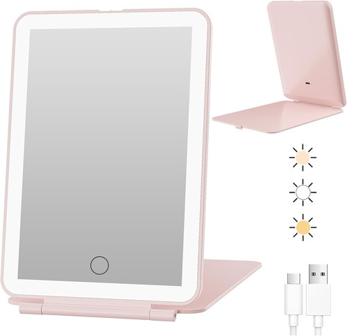 Led travel makeup mirror - mirror, 3