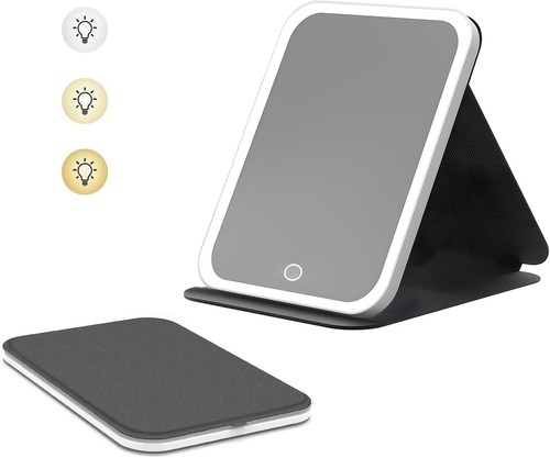 Travel makeup mirror with - makeup,
