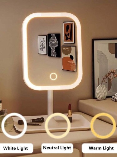 Led makeup mirror with - makeup,