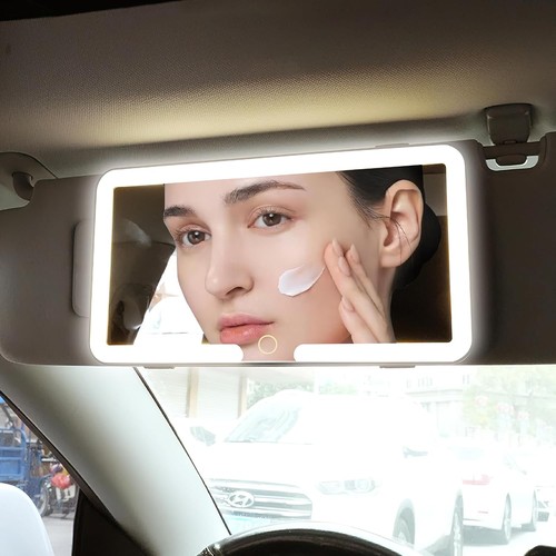 Led car sun visor cosmetic - visor,