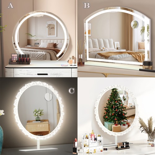 Vanity mirror with led lights - with,