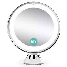 10X Magnifying Mirror With LED