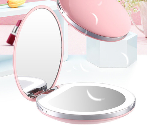 Led mirror pocket makeup - mirror,